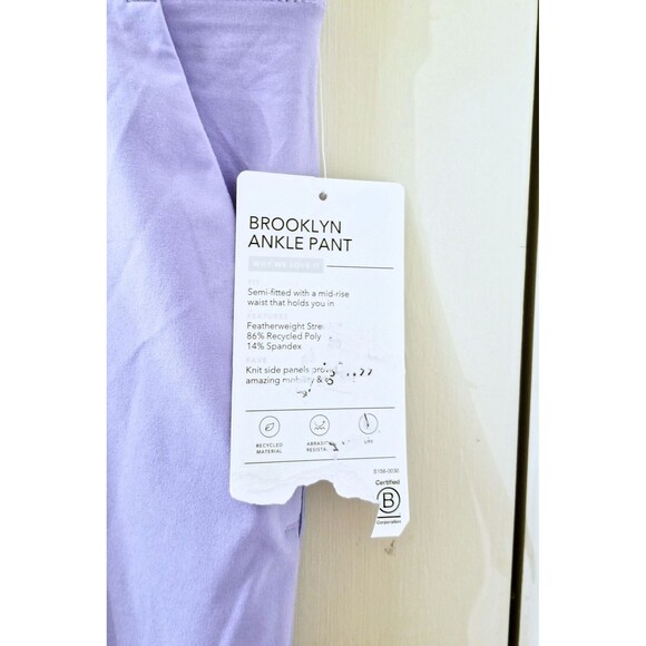 NWT ATHLETA Women's Brooklyn Ankle Pant Victorian Periwinkle Blue Plus Sz 24 - Picture 7 of 9